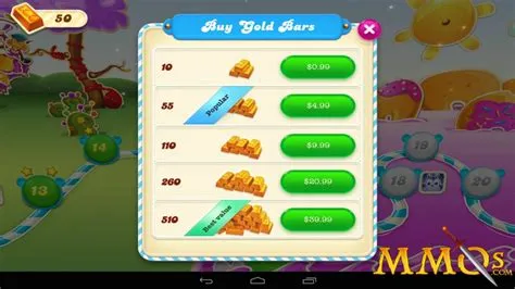 Why buy gold bars in candy crush?