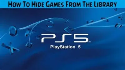 Can i remove games from my ps5 library?