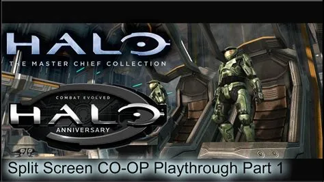 Is halo anniversary split-screen?