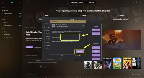 How do i link my steam to gog?