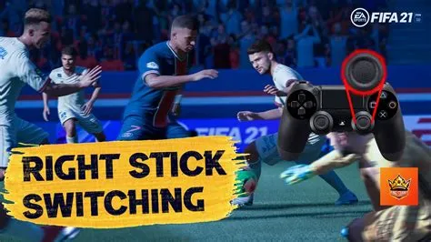 How do you rotate a player with right stick switching fifa 22?