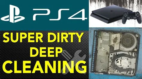 How often should you deep clean ps4?