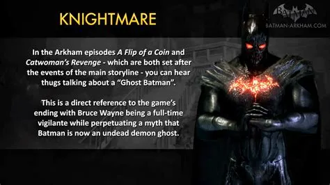 Did bruce wayne fake his death in arkham knight?