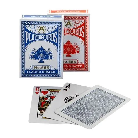 What are 555 playing cards?