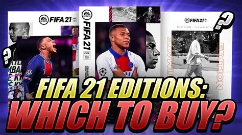 What is the difference between the different editions of fifa 21?