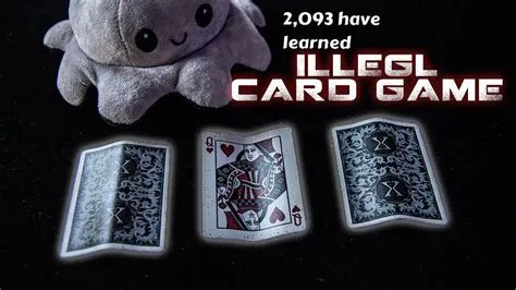 Why are card games illegal?