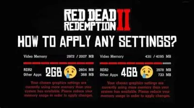 Is 4gb vram good for rdr2?