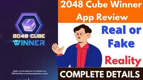 Is 2048 cube winner fake or real?