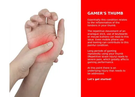 Is gamers thumb permanent?