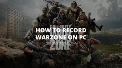 How do you record warzone 2 gameplay?