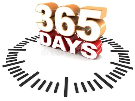 Is there a 365 days in a year?