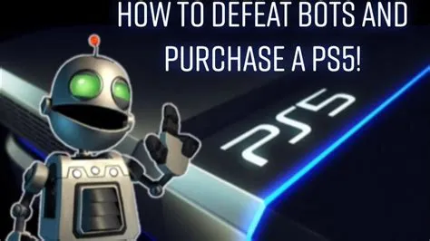 Is it legal to use bots to buy ps5?