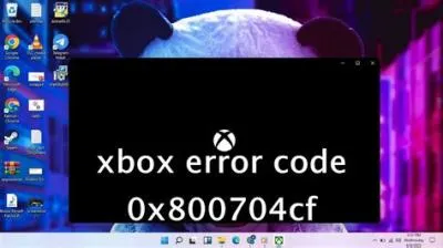 What is xbox error code 0x800704cf?