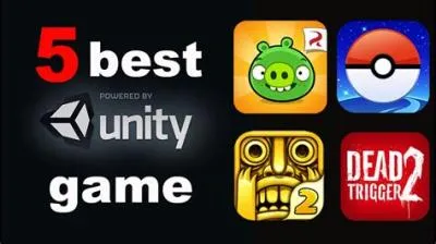 What percent of games use unity?