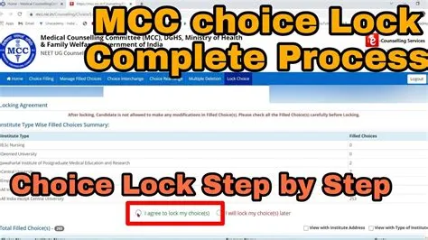 What if i dont lock the choice in mcc?