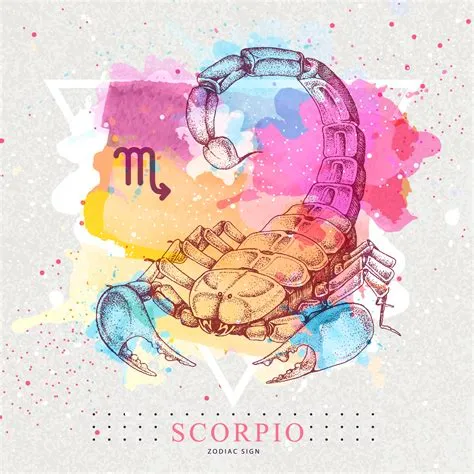 What is scorpio birth colour?