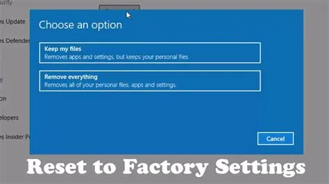 Will factory reset remove admin?