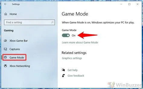 What is game mode setting?