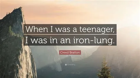 Was creed in an iron lung?