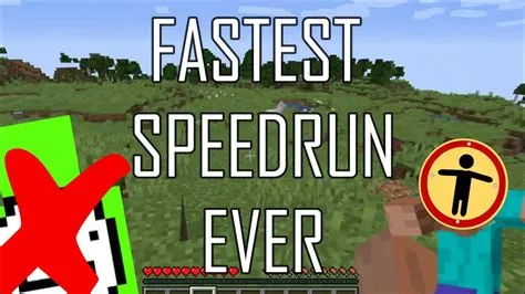 How long is the shortest speedrun?