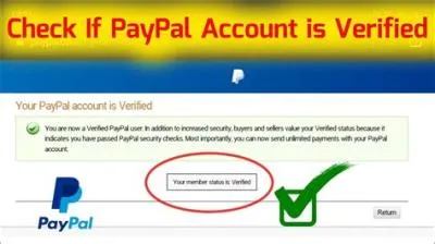 How do i get my paypal account verified?