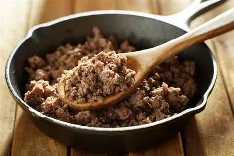 Is brown mince ok?