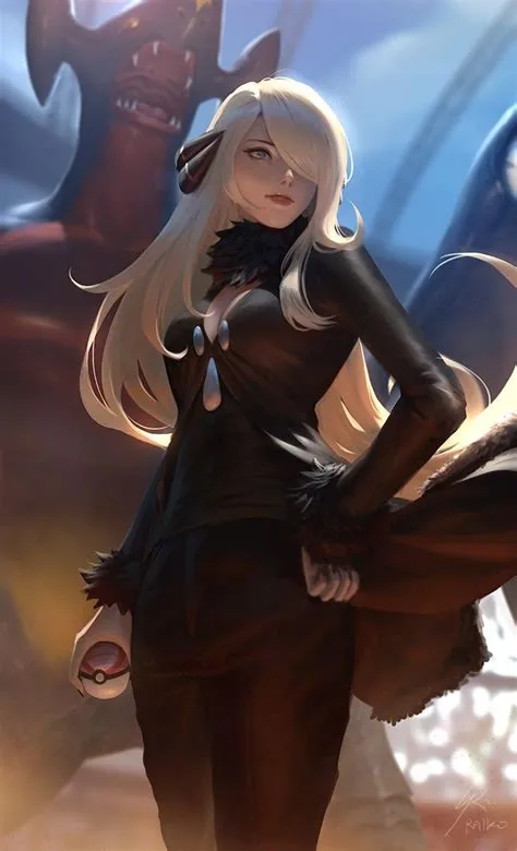 Has cynthia ever lost in the anime?