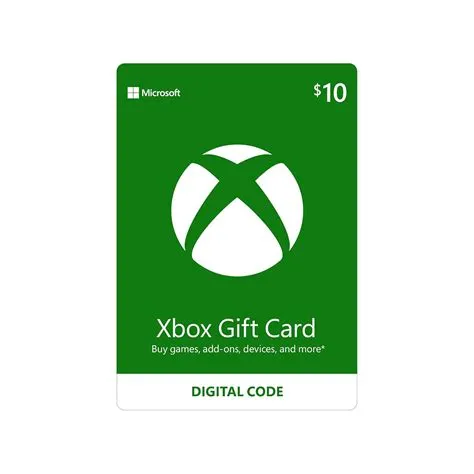 Do xbox gift cards come in 10?