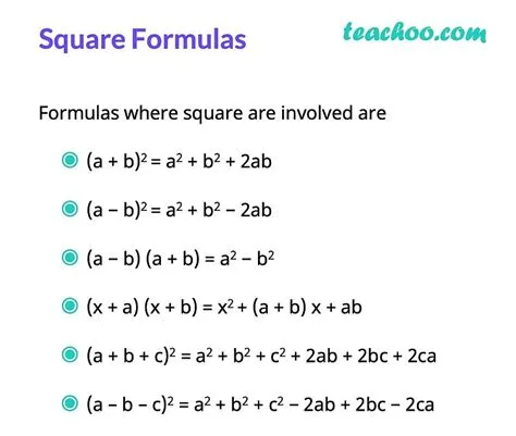 What is the four square formula?