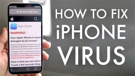 Can clicking a link get a virus iphone?