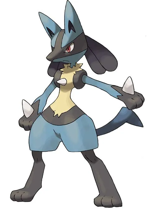 Is lucario in black?