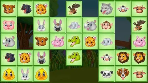 What are the 4 animals in mahjong?