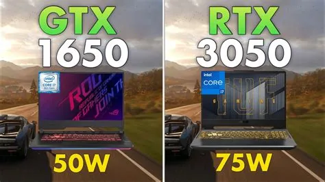 Why gtx 1650 is better than rtx 3050?