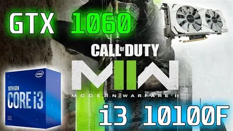 Can a 1060 run mw2?