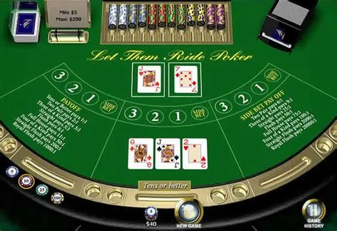 What online casino has let it ride?