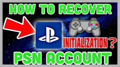 Will i lose my psn account if i initialize?