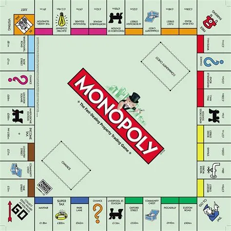 How many squares are in monopoly?