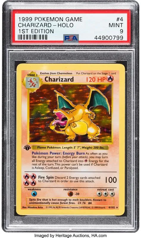 How many first edition charizards are there?