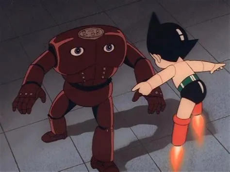 Does astro boy know hes a robot?