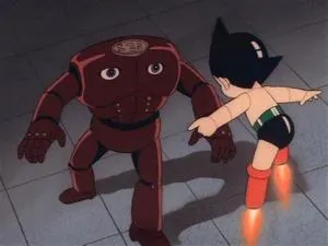 Does astro boy know hes a robot?