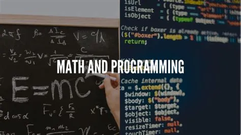 Does coding need math?