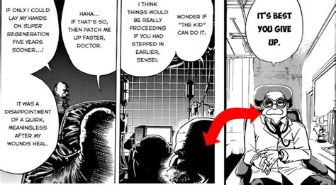 Did the doctor steal dekus quirk?