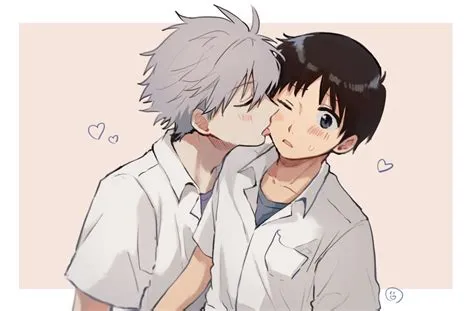 Did kaworu kiss shinji?