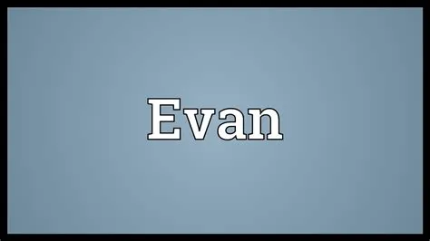 Is evan a greek name?