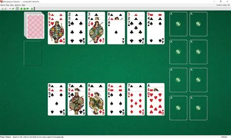 Is there a limited amount of moves in solitaire?