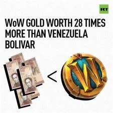 Is wow gold worth more than venezuela?