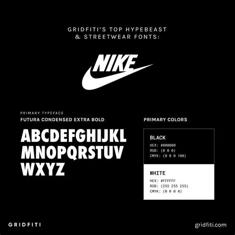 What is nike font called?