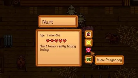 Can animals get pregnant stardew?